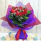 One Dozen Roses Bouquet (Colour at Your Choice)